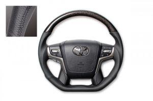Руль спортивный Black Carbon для Toyota Land Cruiser 200 V8 2015-